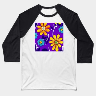 Flowers Baseball T-Shirt